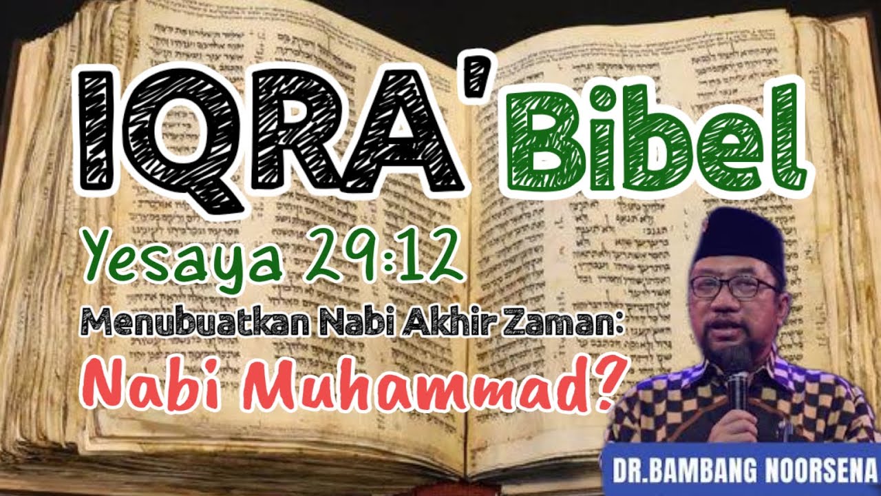 IQRA' Biar Paham YESAYA 29:12 || Dr. Bambang Noorsena