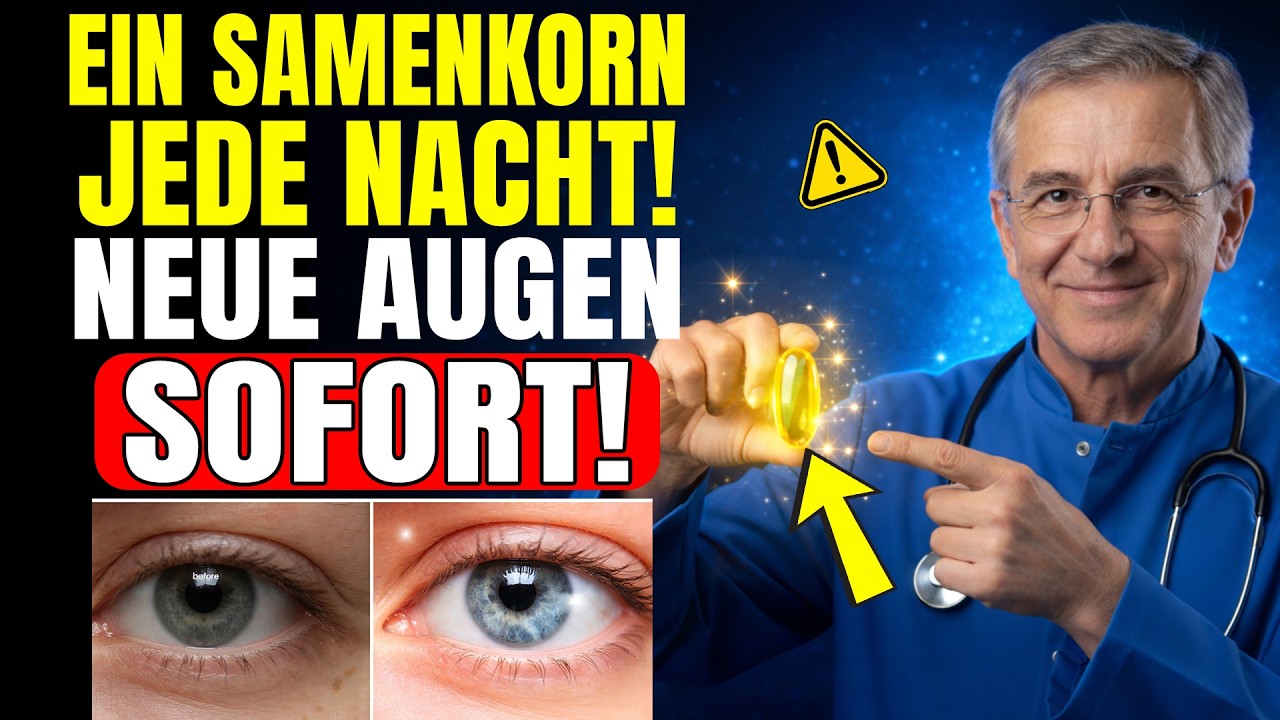 Das nächtliche Lebensmittel, das Ihre Sehkraft im Schlaf regeneriert (Speziell für Menschen über 50)