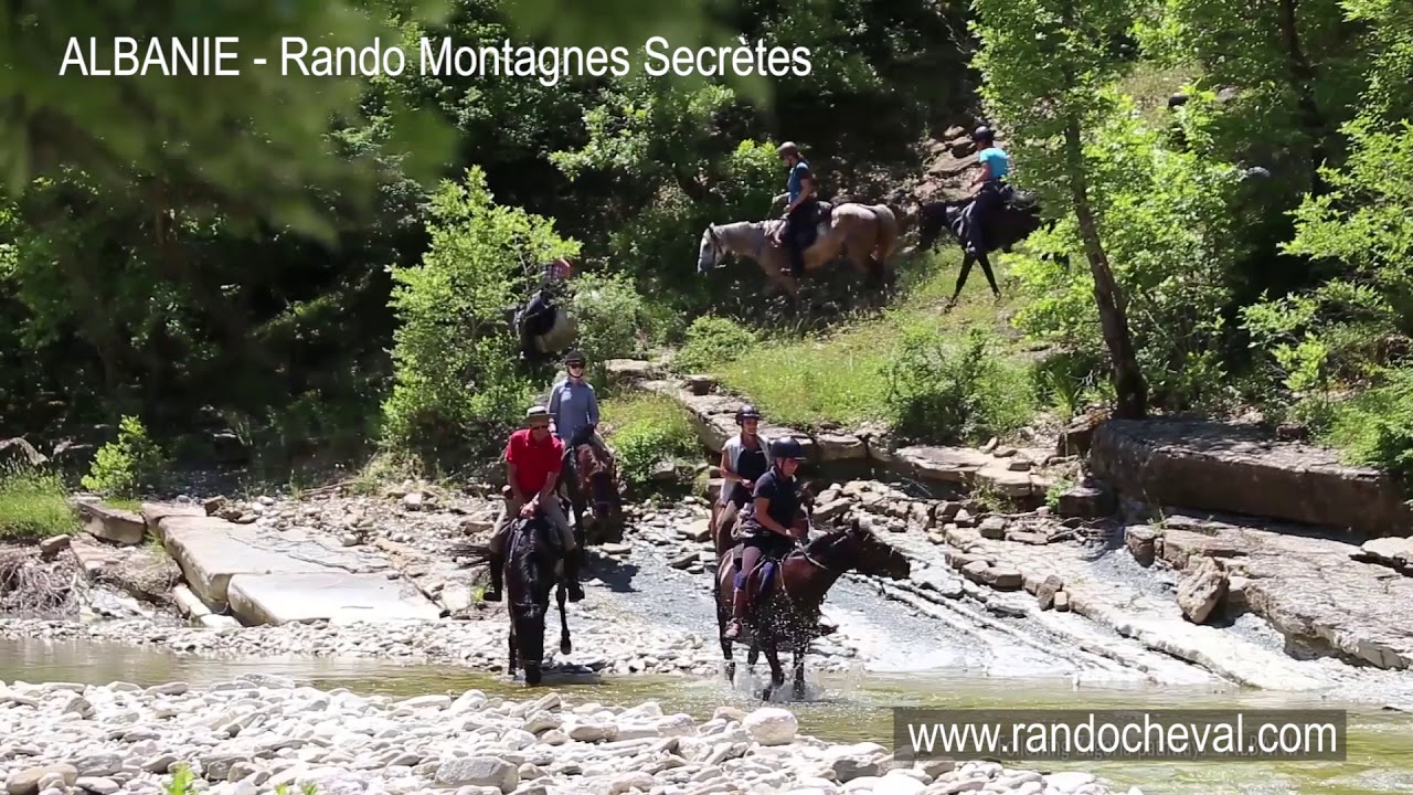 ALBANIE - Rando &agrave; cheval vue du ciel - Par Randocheval