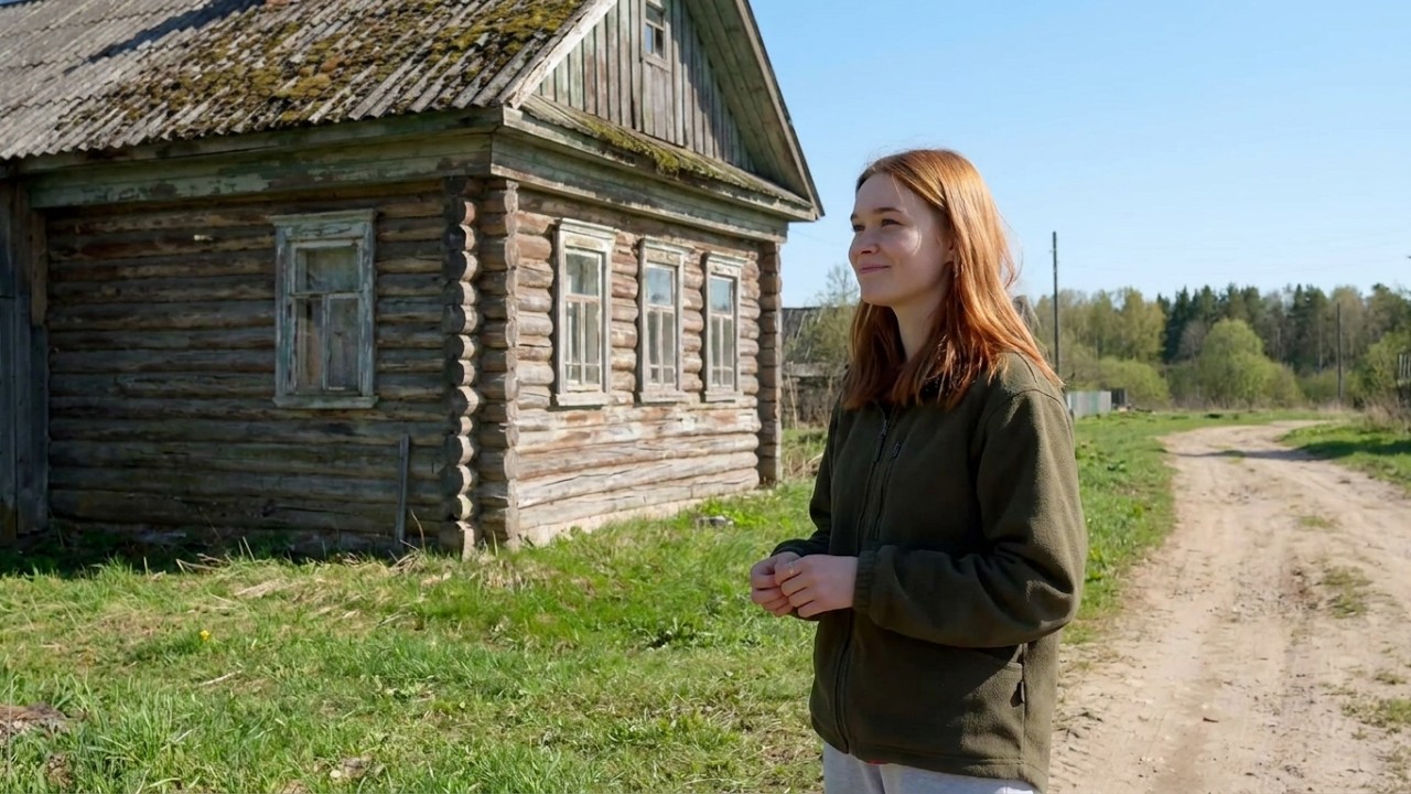 I bought an old house in a Russian village and I'm going to live in it