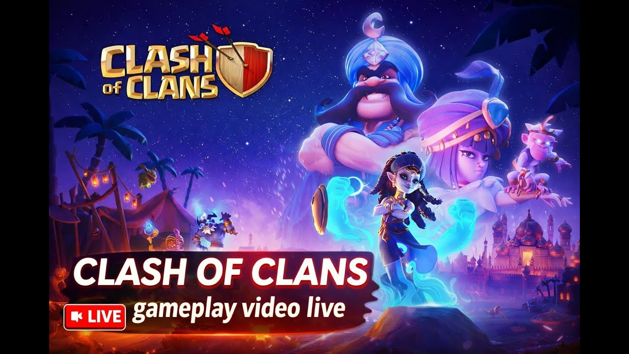 Clash of clans game play video live 🔴