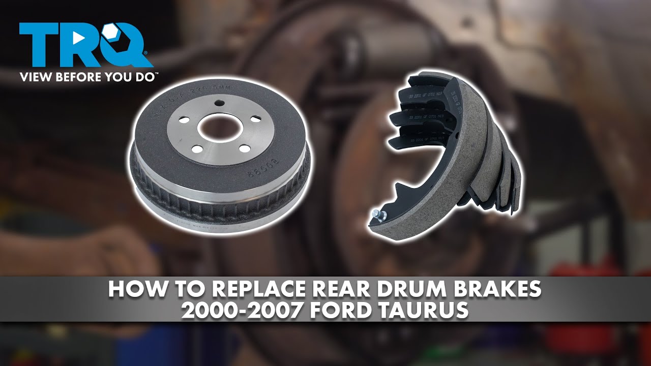 How to Replace Rear Brake Drums 2000-2007 Ford Taurus