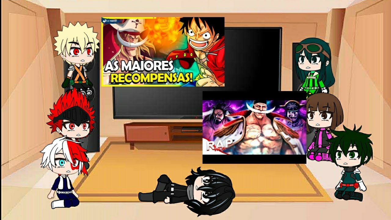 bnha reage rap acima de 1 bilhão/recompesaa mais altas de one piece
