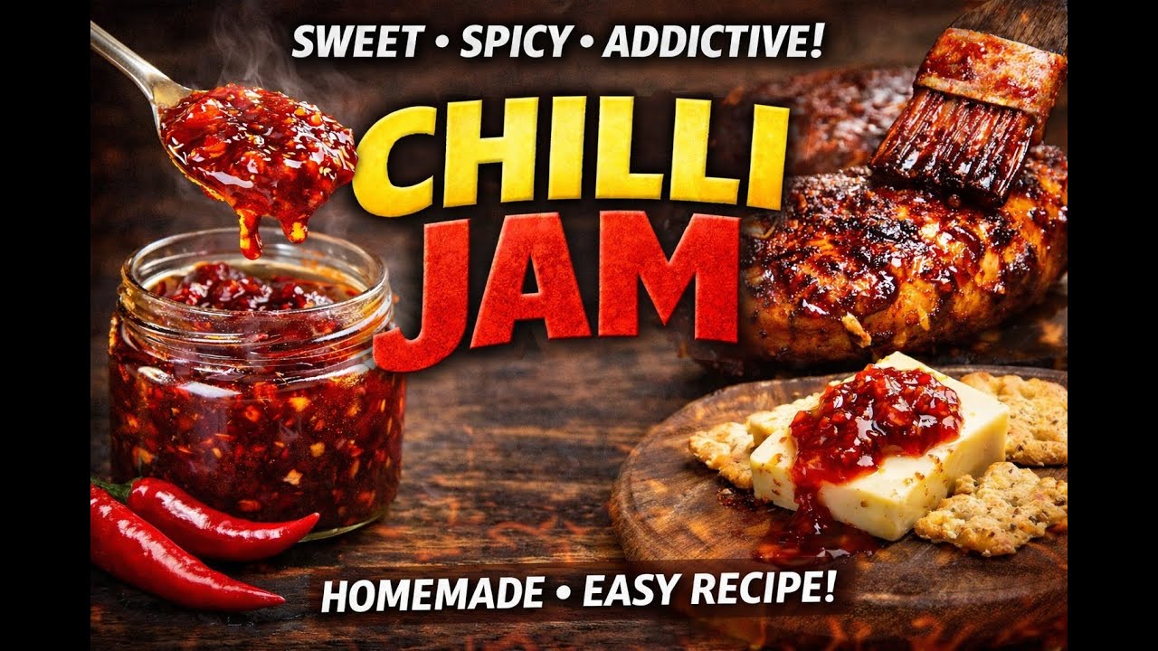 Homemade Chilli Jam | Sweet, Spicy & Perfect with Everything