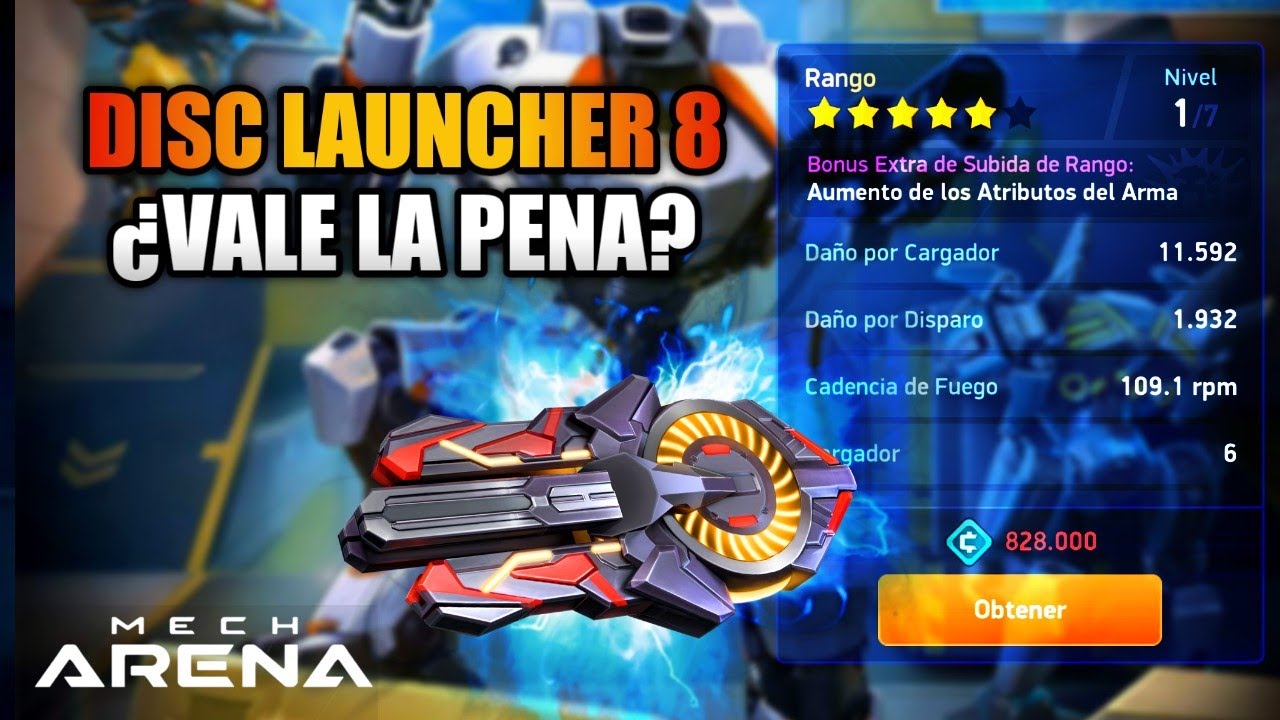 Disc Launcher 8 &iquest;Realmente son tan Buenas? Mi Opini&oacute;n* Mech Arena: Robot Showdown