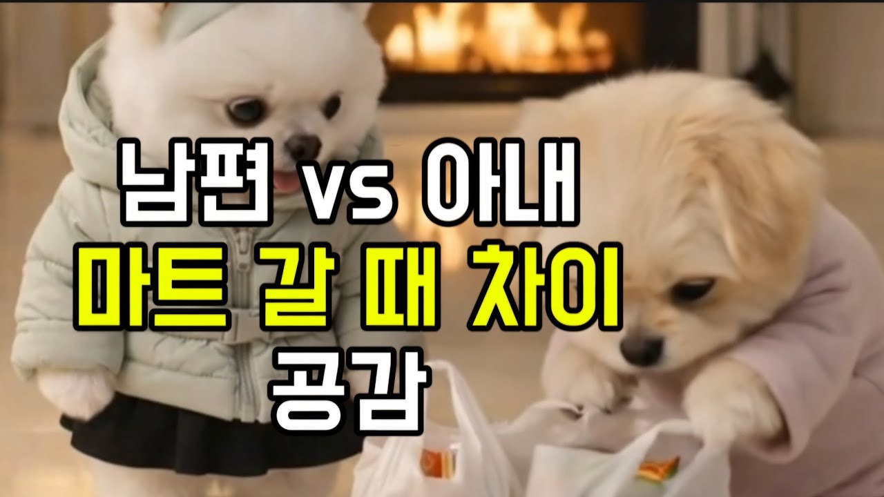 [풀버전] 남편 vs 아내 마트 갈 때 차이 공감