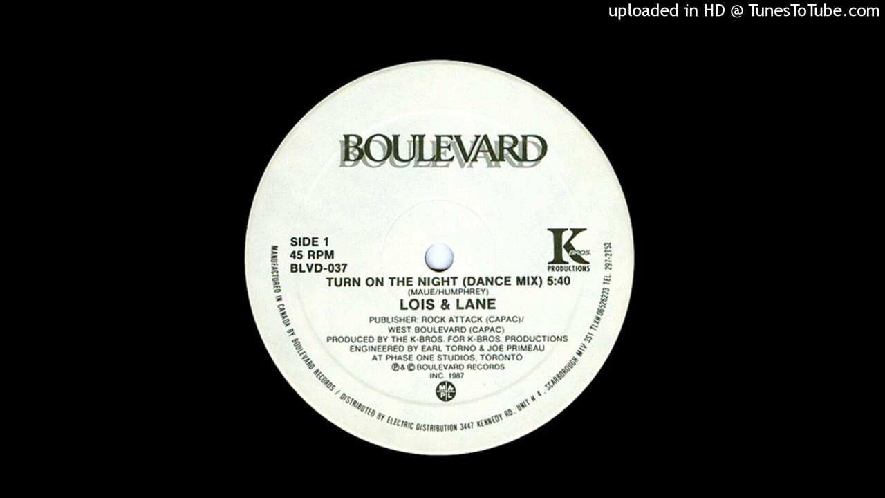 Lois And Lane - Turn On The Night (DJ Cliff's Dance Remix)