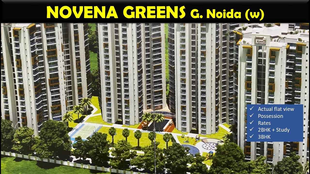 NOVENA GREEN I Tech Zone 4 I Greater Noida (West) I Mangalya Group I 9310679258 I 2+Study I 3 BHK