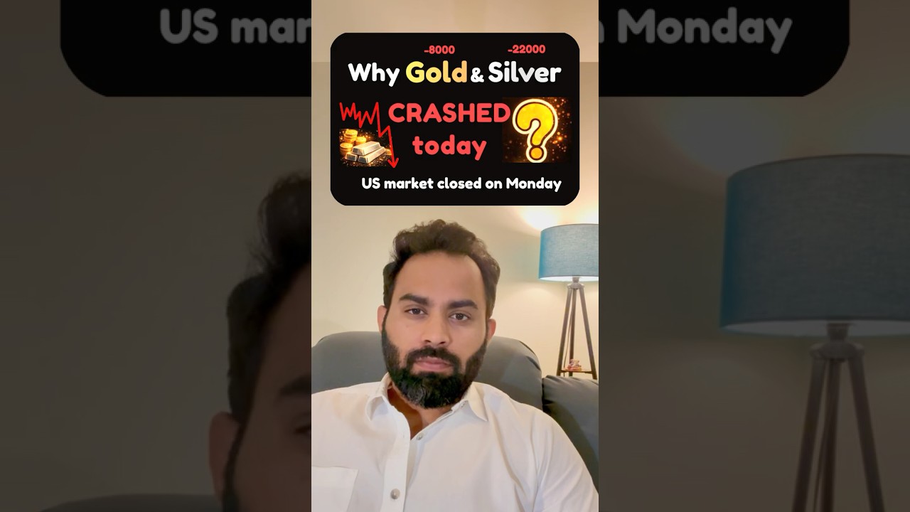 Gold & Silver Prices Dropped! REASON of BIG CRASH TODAY ! Don&rsquo;t Sell Yet? #investing #silver #gold
