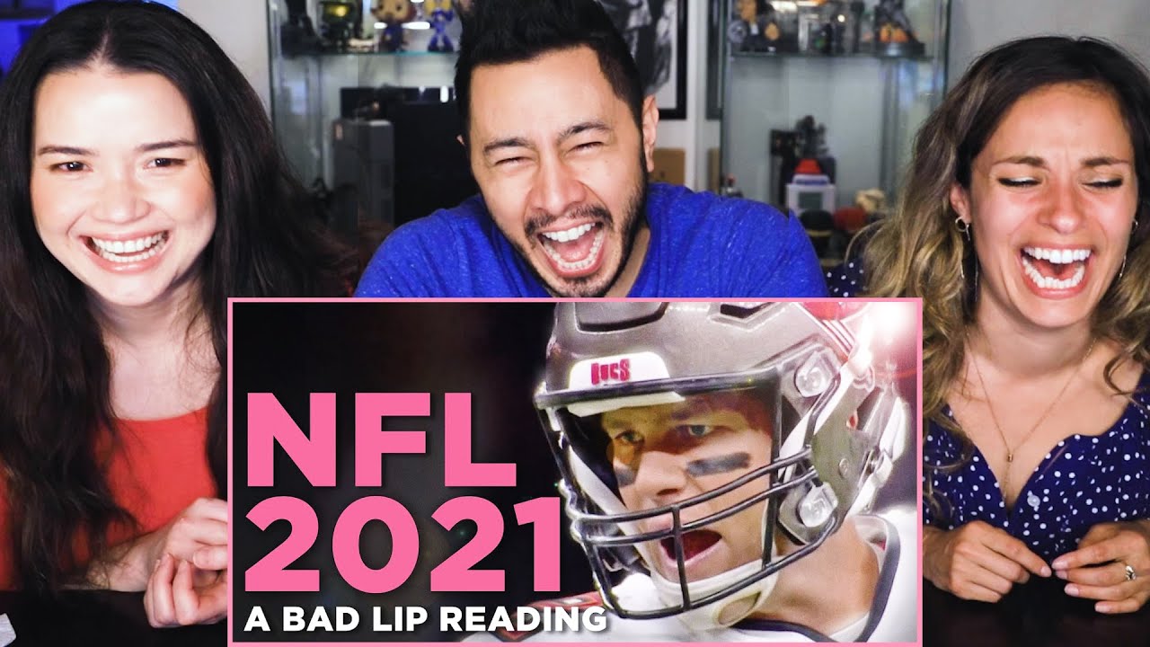 NFL 2021 - A Bad Lip Reading | Reaction by Jaby Koay, Kristen StephensonPino & Achara Kirk!
