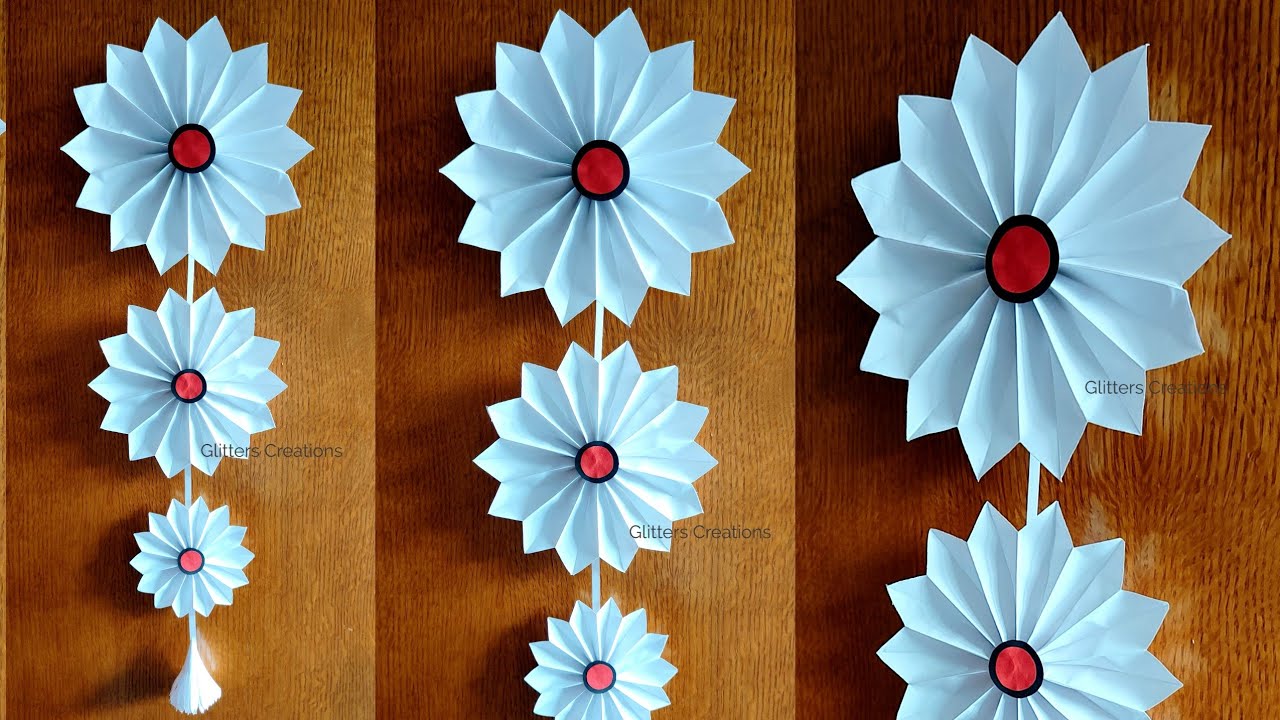 White Paper Craft ideas (2022) / Easy & Beautiful Wall Hanging / ROOM DECOR