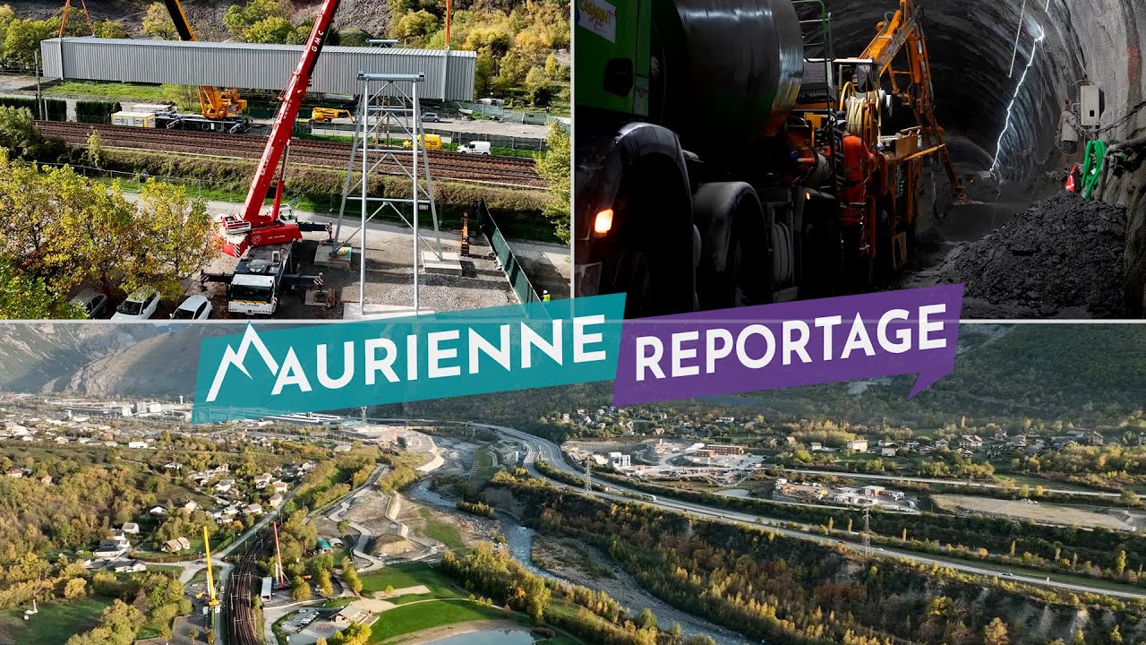 Maurienne Reportage #301 Lyon-Turin – Creusement du tunnel de base à Saint Julien Montdenis