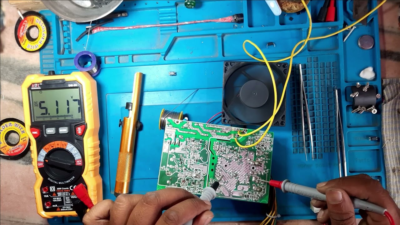 FSP 200 Watts SMPS Fan Spin and Stop Problem Solution#ABHI TECH #FSP ATX SUPPLY