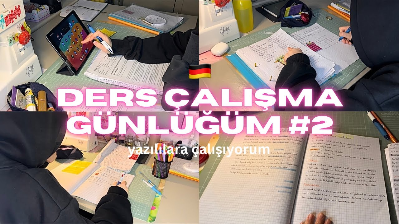 13. sınıf ders çalışma günlüğüm #2