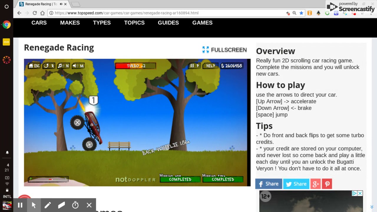 Renegade racing Gameplay With Death Ink Part 1