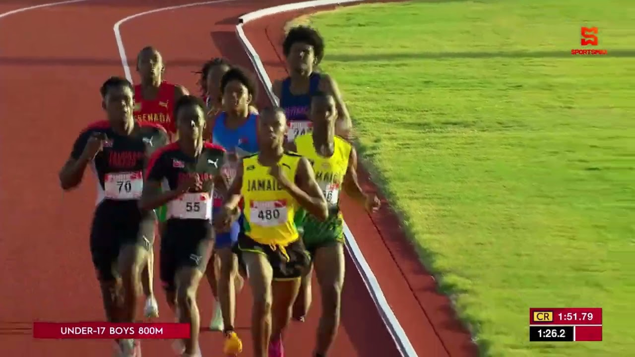 Boys 800M Run U-17 | Final | CARIFTA 2025 Trinidad & Tobago | SportsMax TV