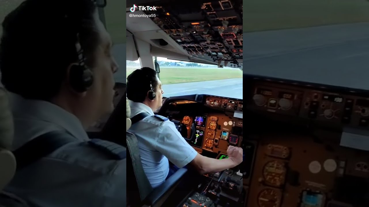 Airplane taking off - Pilot POV view from cockpit #Shorts