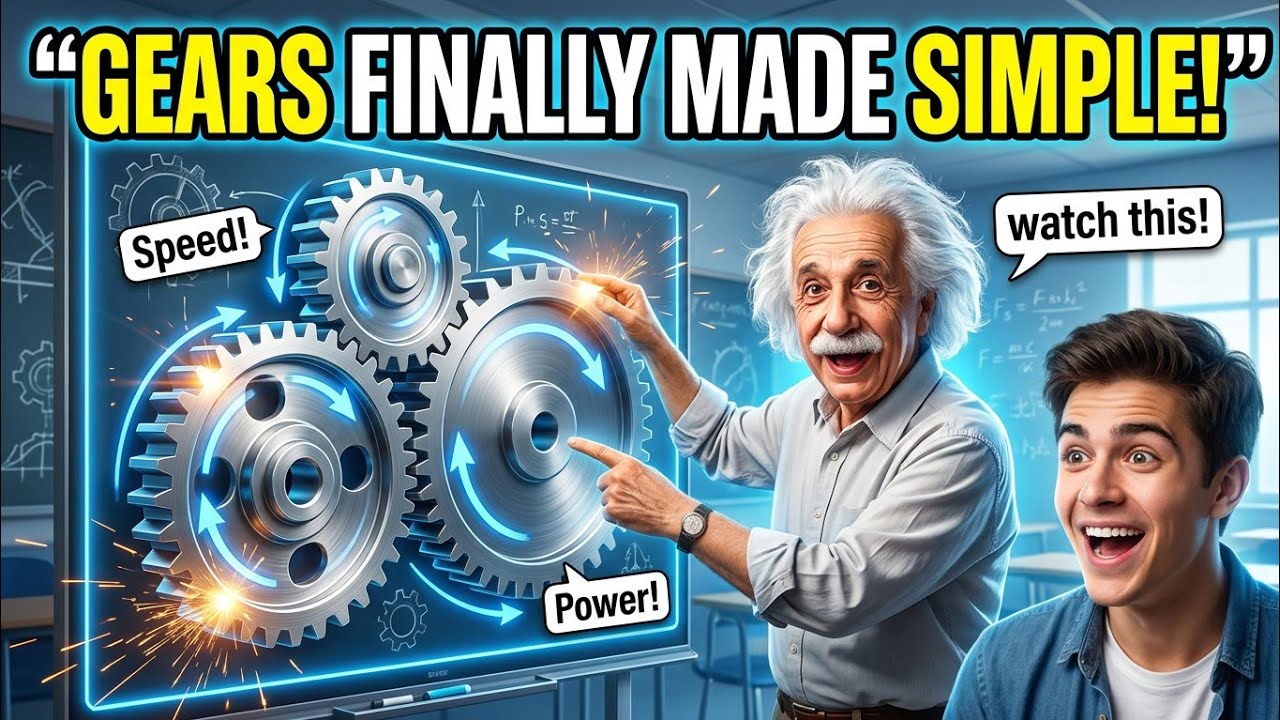 A Complete Tutorial on Gear System | Simple Machines #gears #machines #jamb 