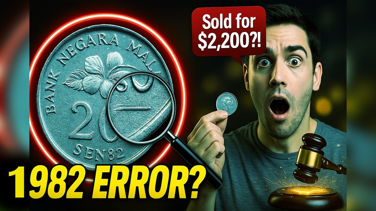 You Won&rsquo;t Believe What This 1982 Malaysia 20 Sen Coin Just Sold For | 1982 Malaysia 20 Sen Coin