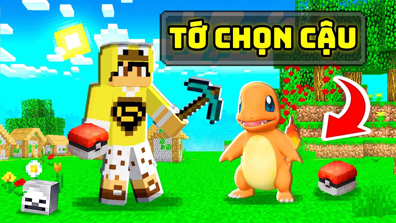 Minecraft Pokemon #1 | Tớ Chọn Cậu Charmander !!