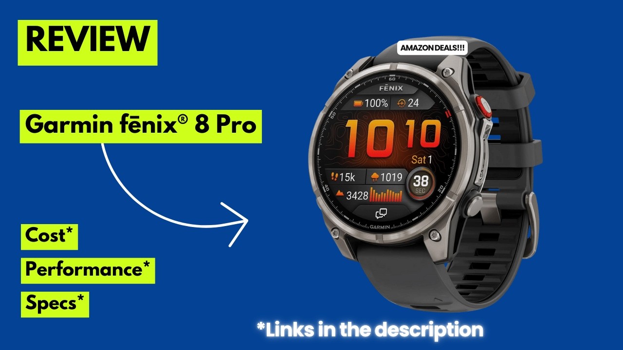Garmin fēnix 8 Pro AMOLED Review | Ultimate Multisport GPS Watch with inReach & LTE Tested
