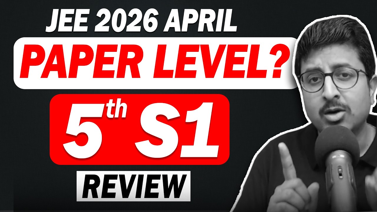 Quick Review of 5th April Shift 1 JEE 2026 April | PAPER LEVEL/WEIGHTAGE ? | Eduniti | Mohit Sir