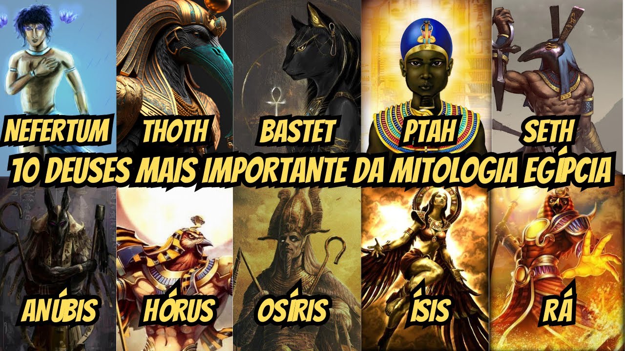 10 DEUSES MAIS IMPORTANTES DA MITOLOGIA EG&Iacute;PCIA/ 10 DEUSES MAIS PODEROSOS DA MITOLOGIA EG&Iacute;PCIA