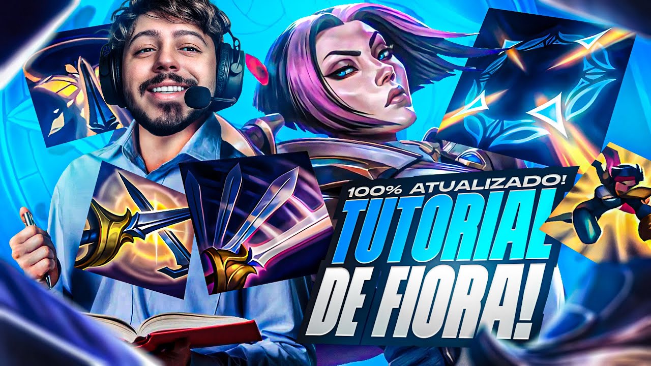 FIORA WILD RIFT - TUTORIAL MAIS COMPLETO DE FIORA! 2026