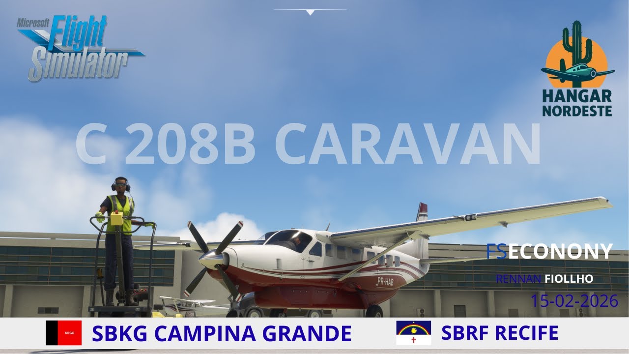 Cessna 208B Caravam Fs Economy Hangar Nordeste