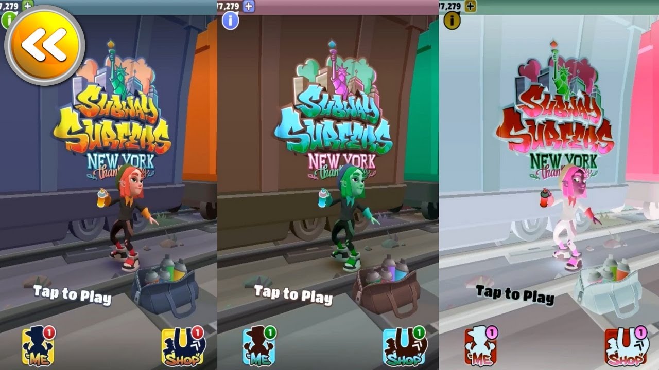 Subway Surfers - Thanksgiving New York 2025 Lawrence - Reverse SlowMo Invert Colors Episode31