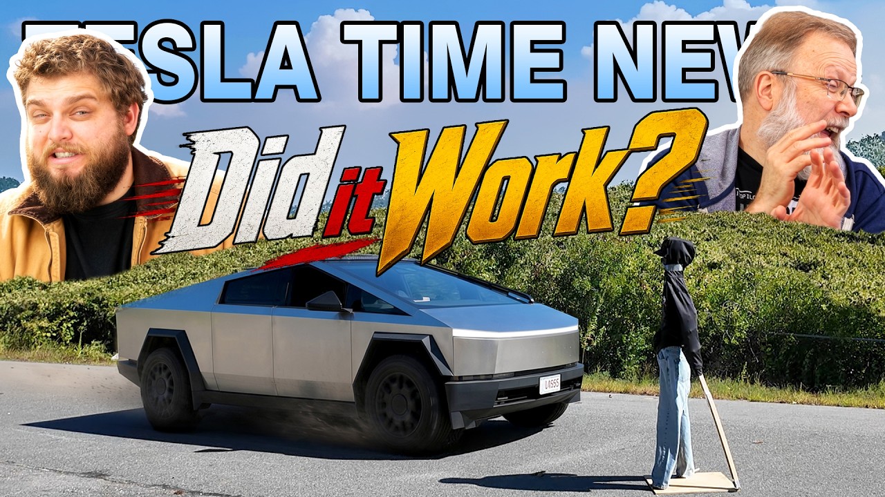 We Tested Tesla's Automatic Collision Evasion | Tesla Time News 676