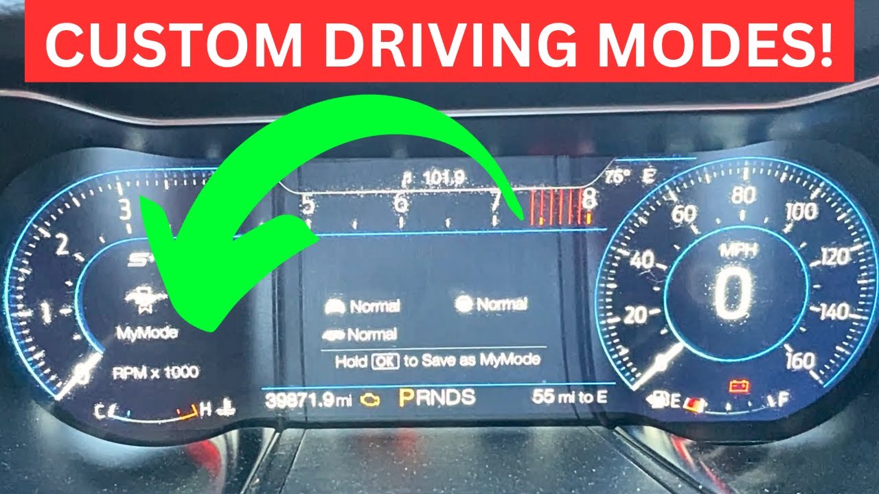 How To Use MY MODE On Your Mustang GT | CUSTOM Driving Modes for Your Mustang!