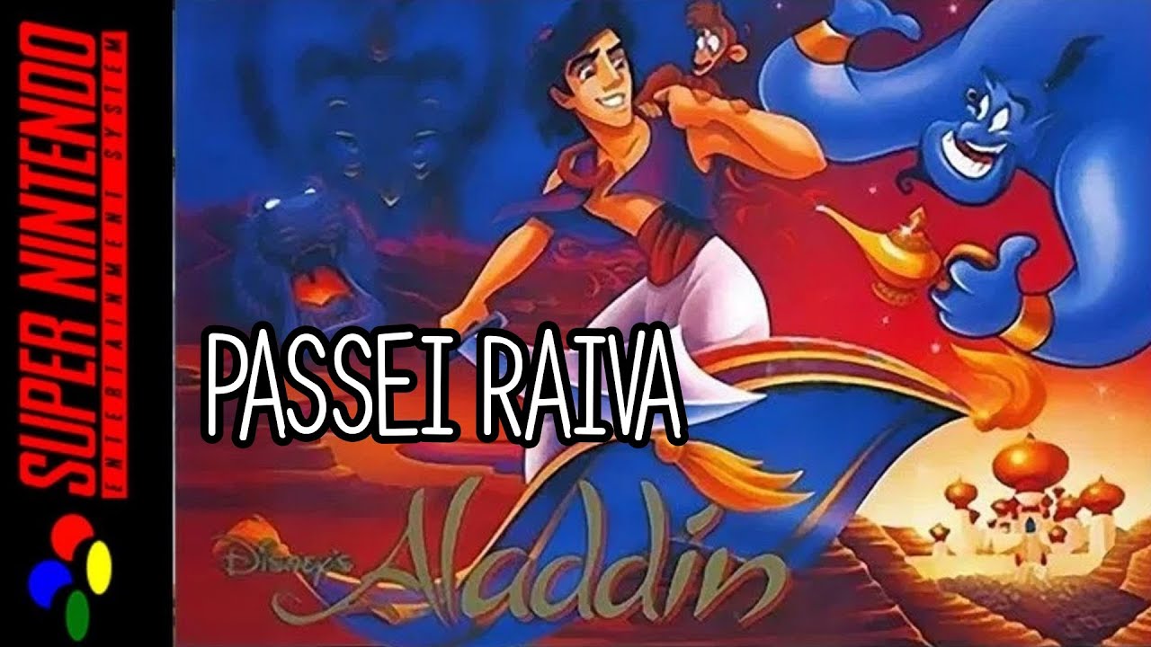 Aladin Super Nintendo Gameplay passei raiva
