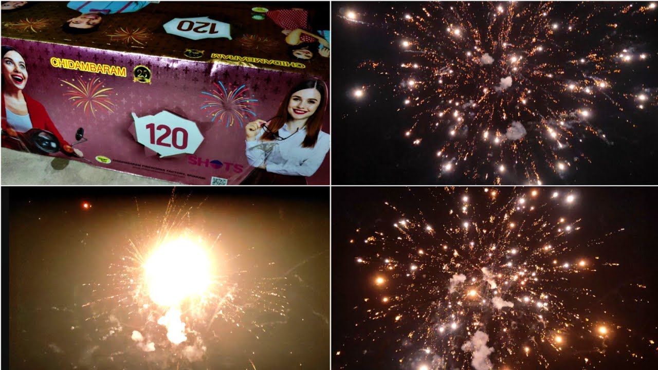 4K CHIDAMBARAM Brand 120 Sky Shots  Testing | NonStop 120 Shots | 120 बार बंपर आतिशबाज़ी