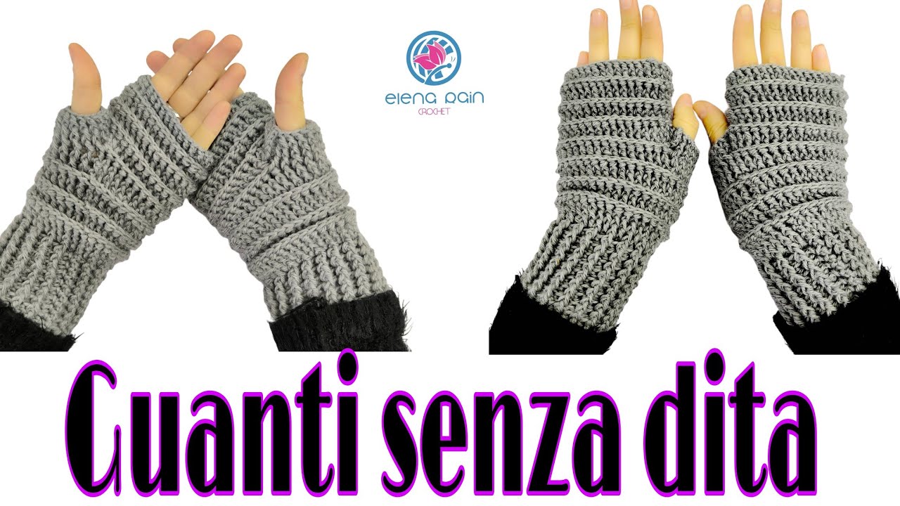 Guanti Senza Dita Facilissimi e Veloci! Tutorial Uncinetto Perfetto per Principianti 🧶