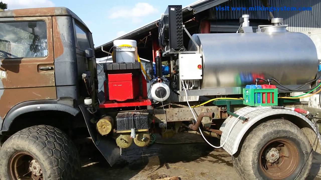 My new mobile milking parlour instead of milking robot, Denmark 09/10/2015
