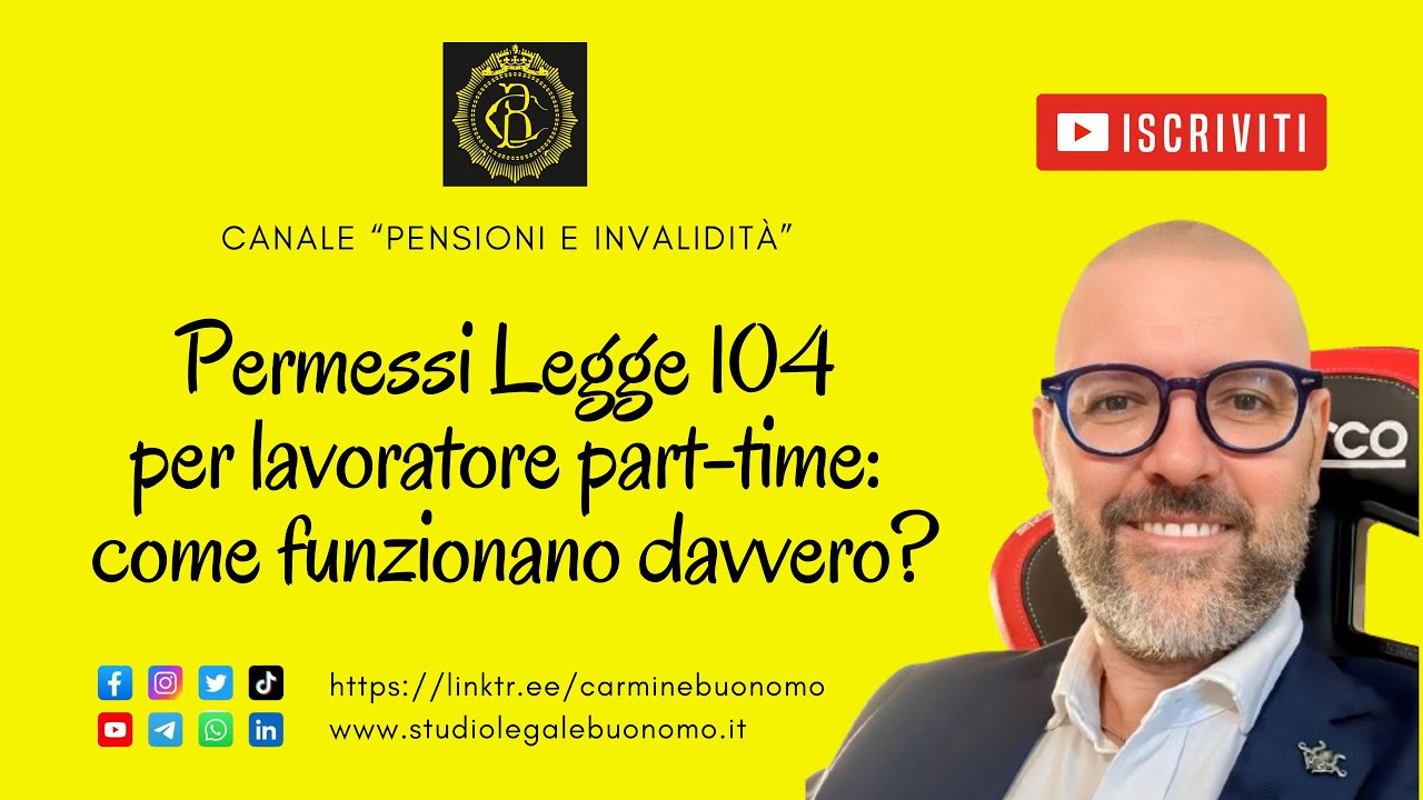 Permessi Legge 104 per lavoratore part-time: come funzionano davvero?