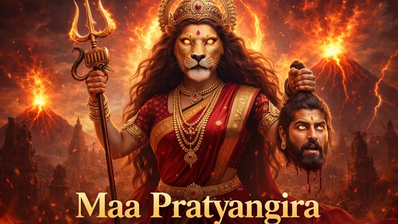 Pratyangira/Narsingi - The Fierce Matrika | AI-Generated Visuals | Pratyangira strotam 