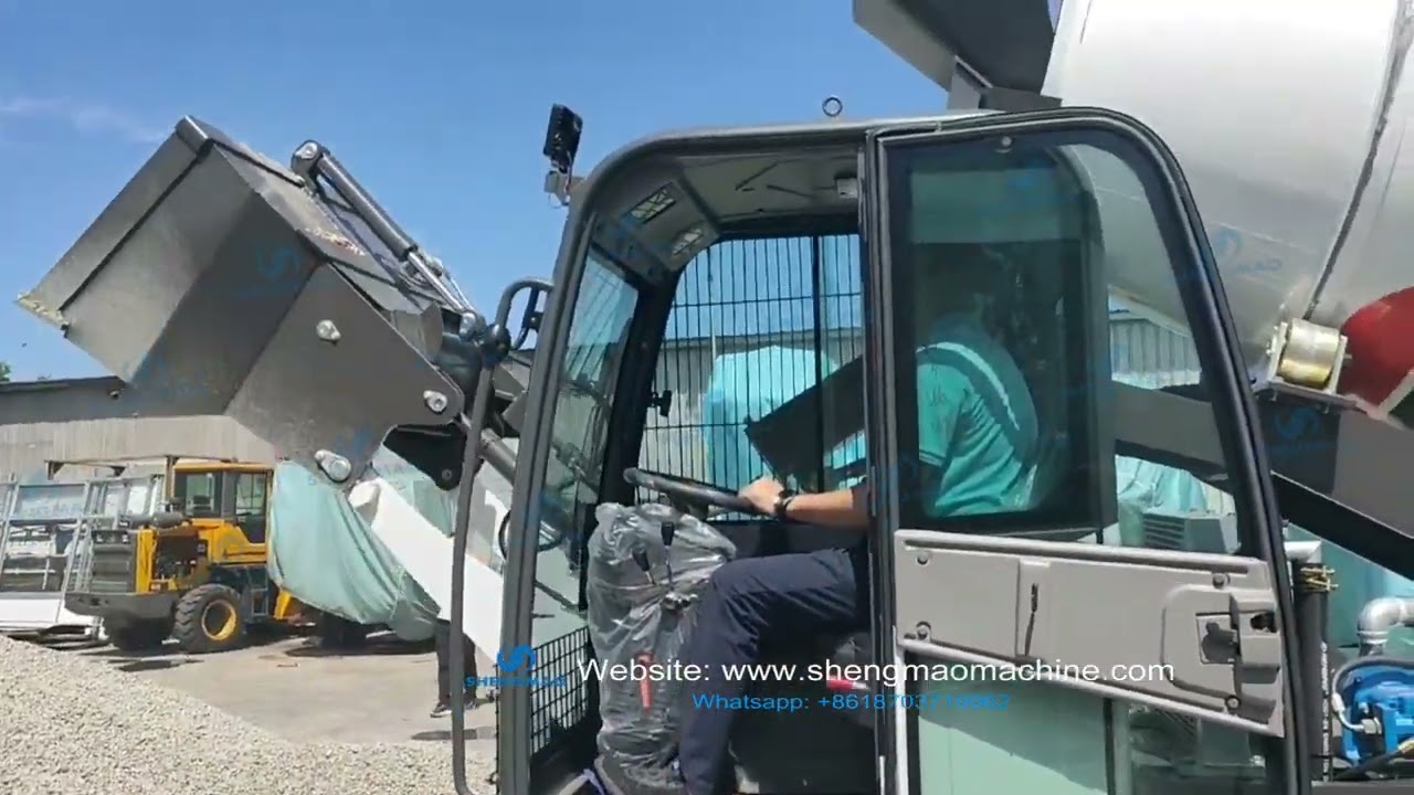 Shengmao self loading concrete mixer