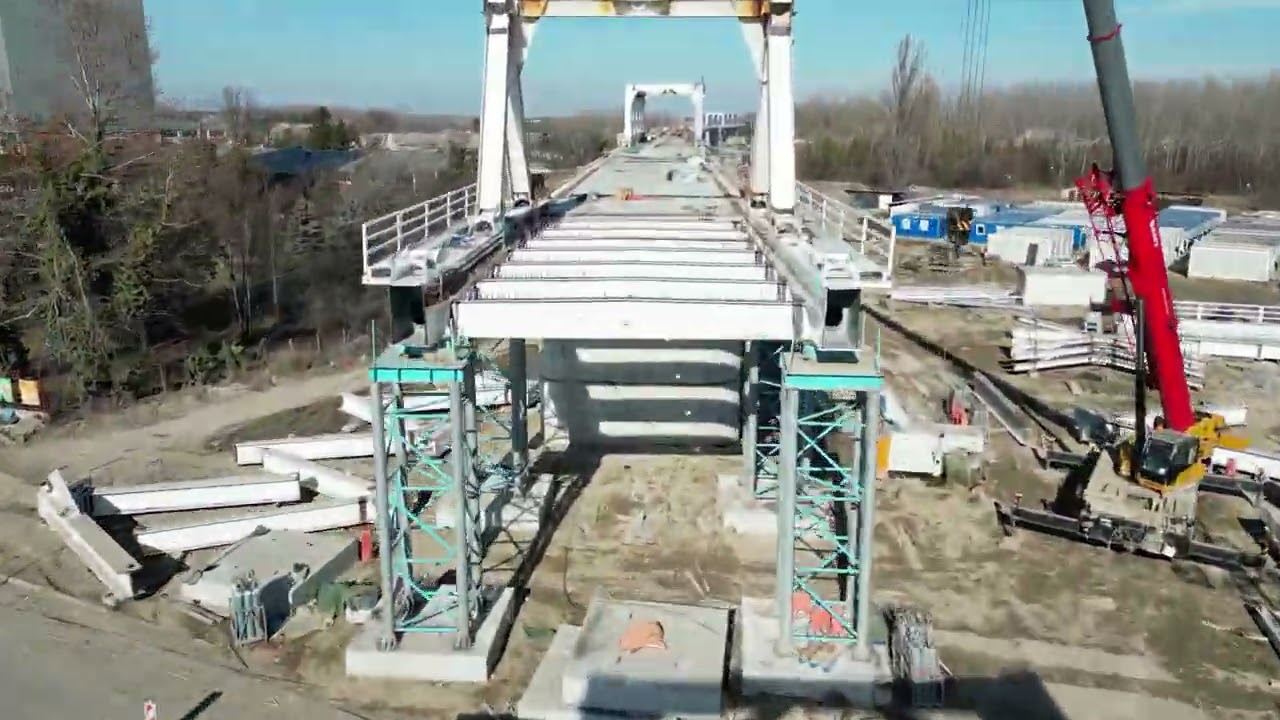 Brza pruga, Beograd - Budimpešta, Vijadukt Vrbas, 06.02.2024