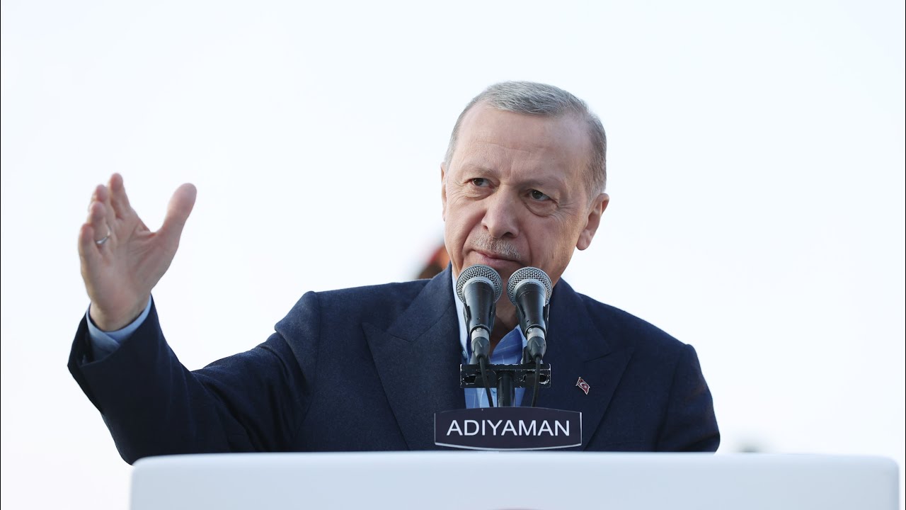 Cumhurbaşkanı Erdoğan, Adıyaman’da Yeni Afet Konutları Temel Atma Töreni’nde konuşuyor