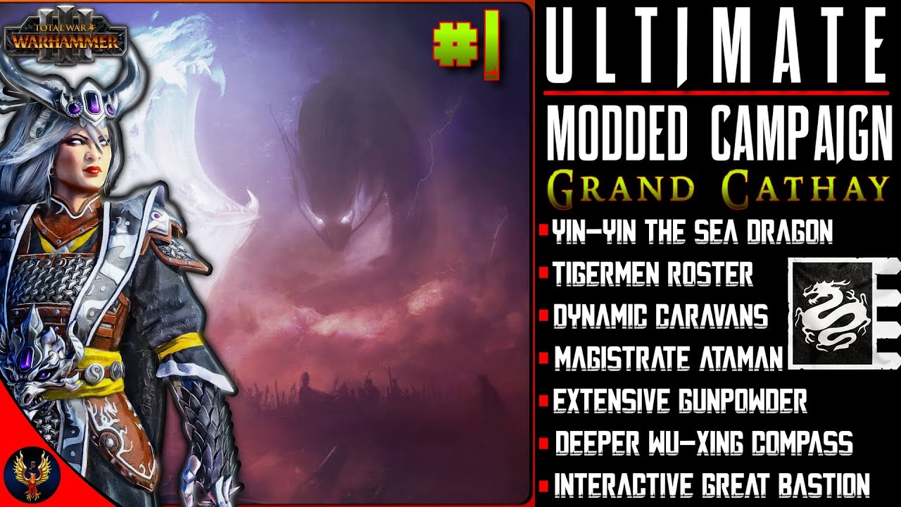 Miao Ying Dragon Defender of Grand Cathay | Ultimate Modded Cathay Campaign #1 Total War Warhammer 3