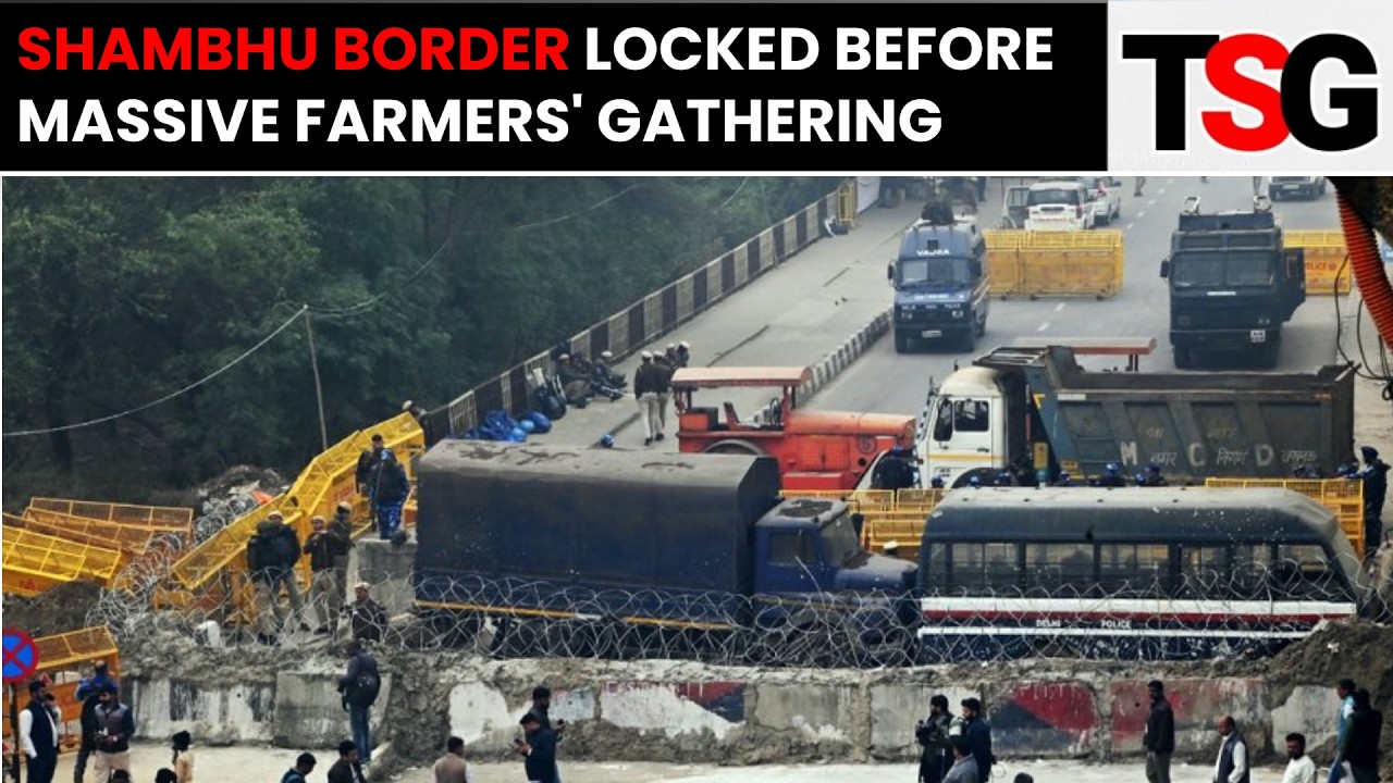 Shambhu Border Sealed! Haryana Police Stop Farmers Ahead Of Delhi Mahapanchayat | TSG