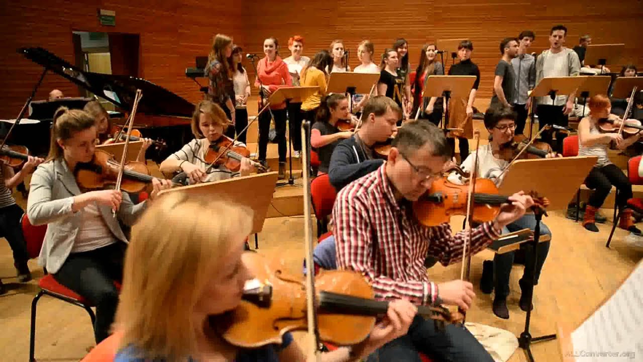 A ty Betlejem , z  próby, z choreografią