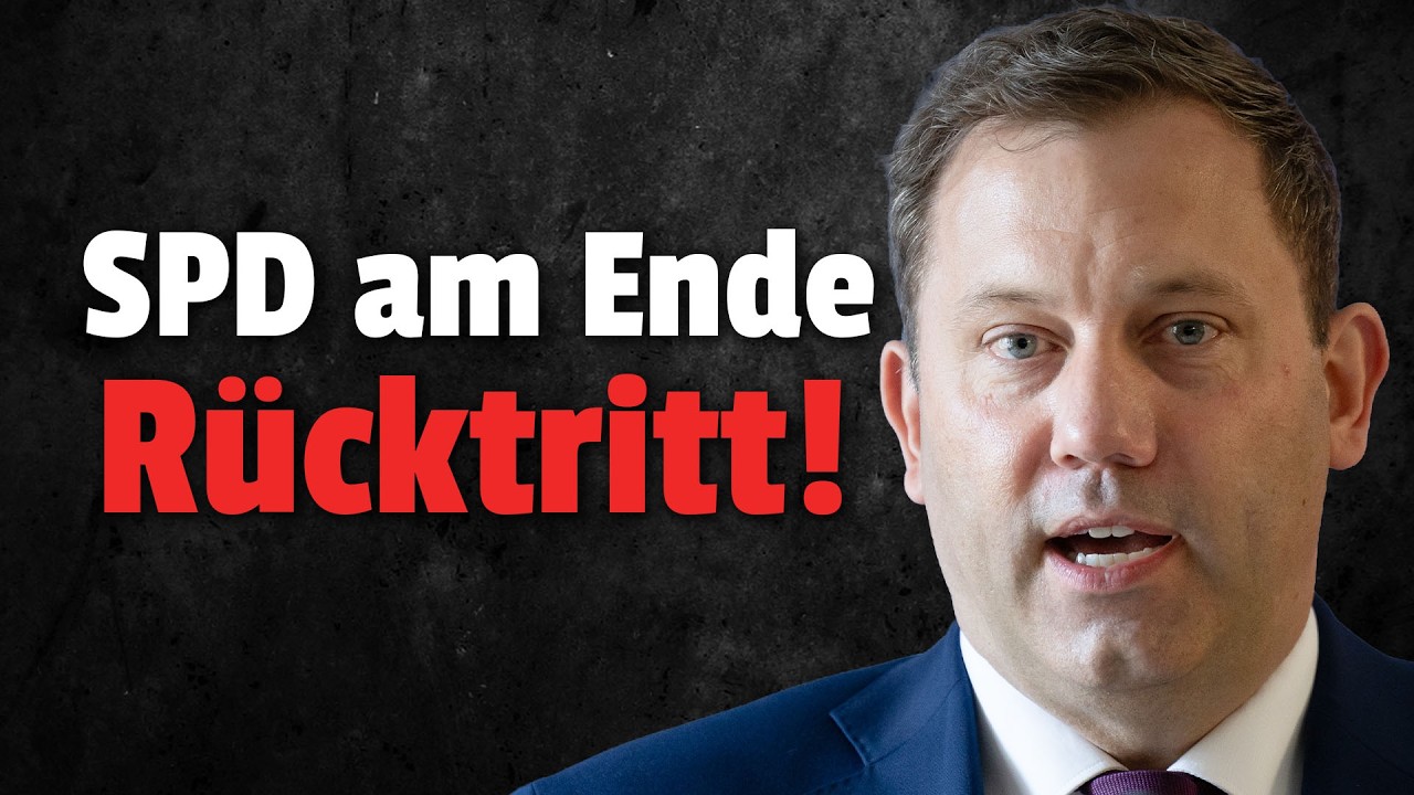 💥SPD Chef Klingbeil bietet R&Uuml;CKTRITT an: Pressekonferenz ABGESAGT!