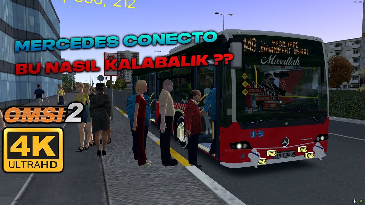 OMSI 2 | MERCEDES CONECTO BU NASIL KALABALIK | RTX 3060 GAMEPLAY