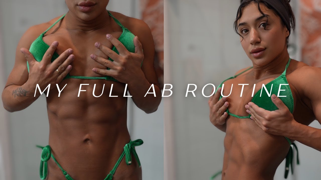 bodybuilding weightloss progress | full ab routine + dealing with hunger