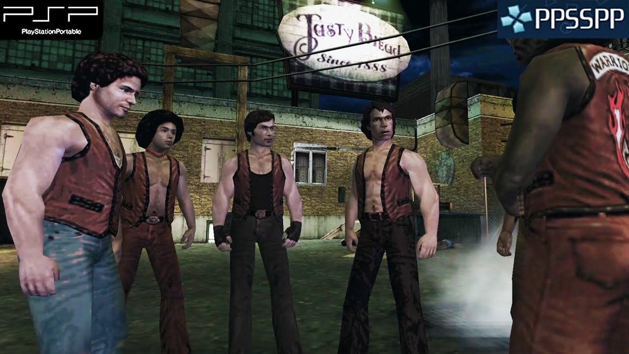 The Warriors — игровой процесс PSP 1080p (PPSSPP)