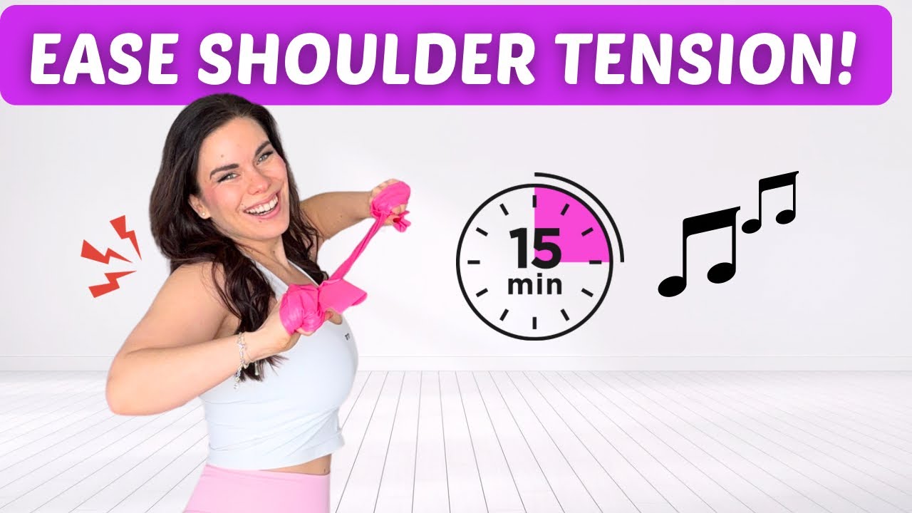 15 Min Dance Workout With Resistance Band | Release Shoulder & Upper Back Stiffness