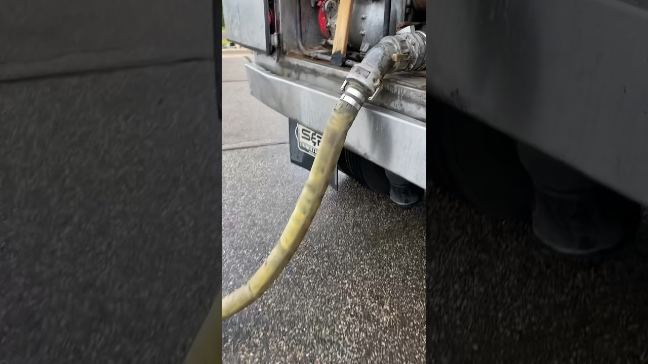 Filling the water truck
